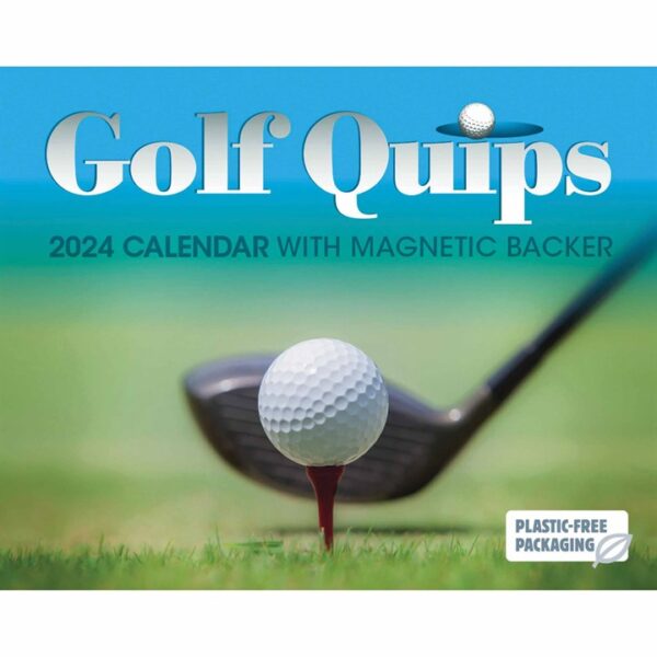 Golf Quips Mini Desk Calendar 2024