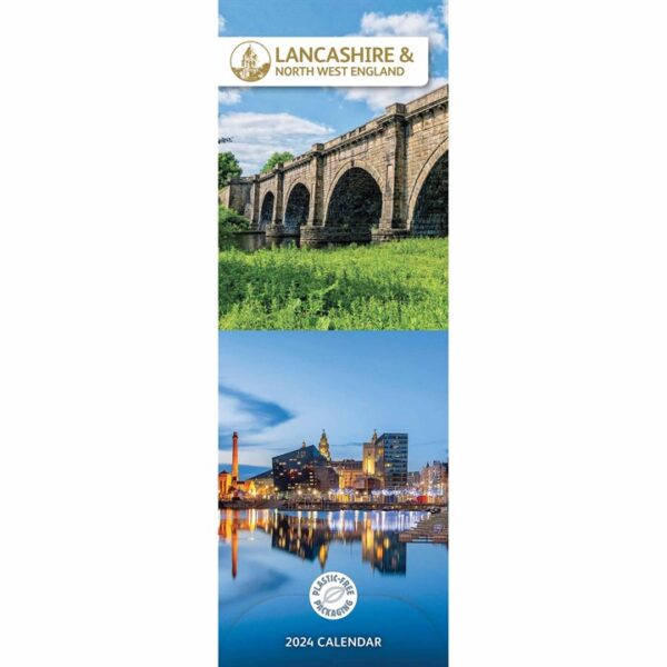 Lancashire & North West England Slim Calendar 2024