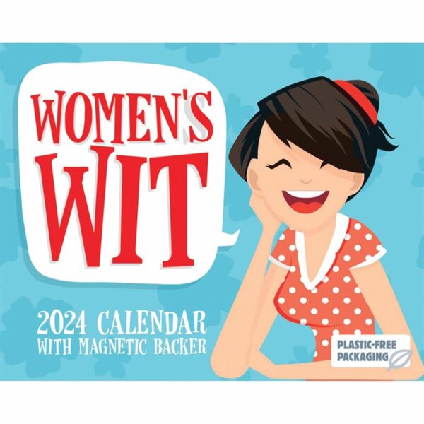 Women's Wit Mini Desk Calendar 2024