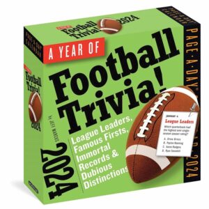 A Year Of American Football Trivia Desk Calendar 2024