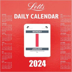 Daily Tear Off Desk Calendar 2024
