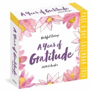 A Year Of Gratitude Desk Calendar 2024