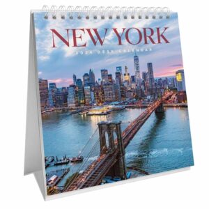 New York Easel Desk Calendar 2024