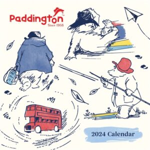 Classic Paddington Bear Calendar 2024