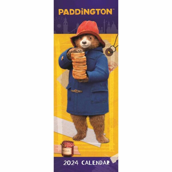 Paddington Bear Movie Slim Calendar 2024 Calendars Store