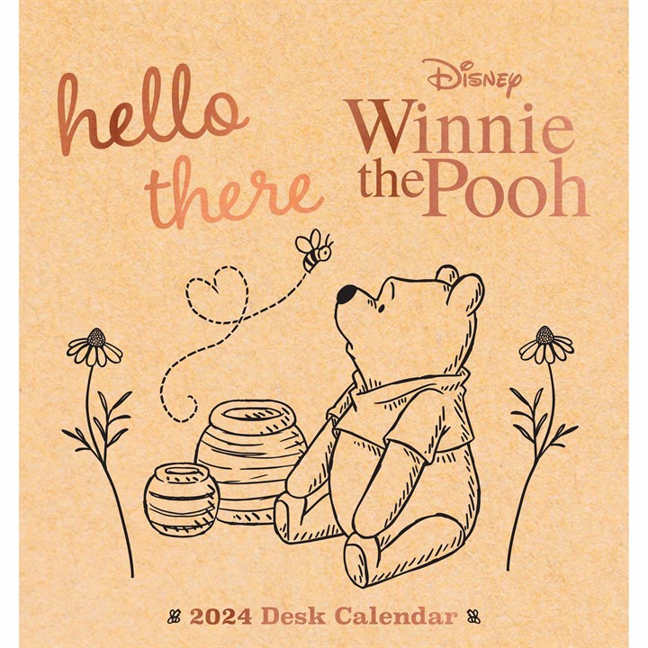Disney, Winnie the Pooh Easel Desk Calendar 2024 Calendars Store