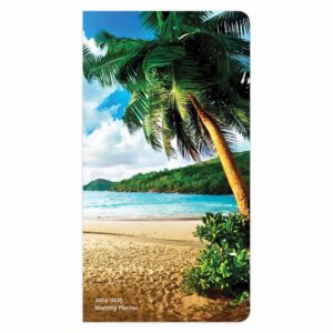 Tropical Islands Slim Monthly Diary 2024 - 2025