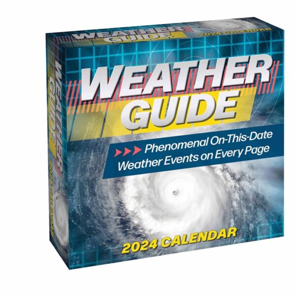 Weather Guide Desk Calendar 2024