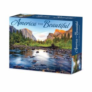 America The Beautiful Desk Calendar 2025