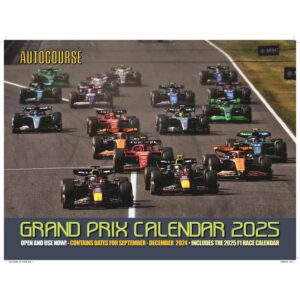 Autocourse A3 Calendar 2025
