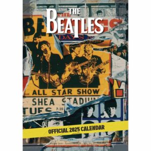 The Beatles A3 Calendar 2025