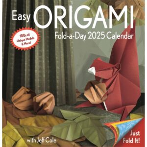 Easy Origami Desk Calendar 2025