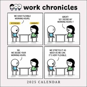 Work Chronicles Calendar 2025