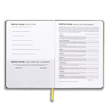 high performance planner journal diary daily weekly monthly pages motivational self-help