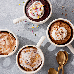 Minute-mug cakes 