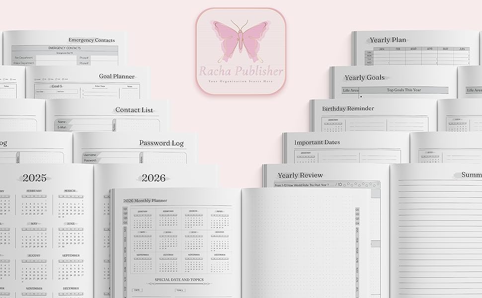 2026-2027 Monthly planner