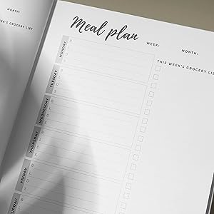 Weekly Meal Planner with Grocery list