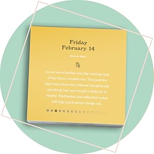 Moonology Calendar, Yasmin Boland, Moonology Diary, astrology, Moon in Virgo, desk calendar 