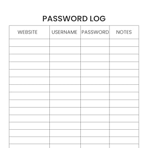 Password Log