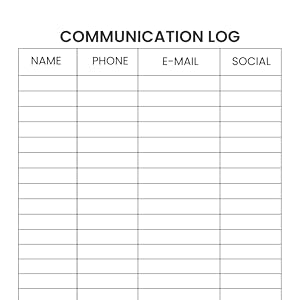 Communication Log