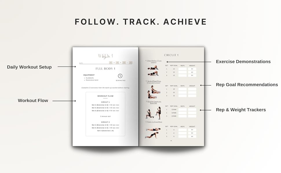Follow Track Achieve your fitness goals
