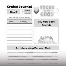 Sample Cruise Journal page