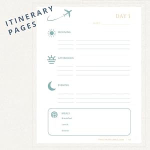 Travel planning workbook, family travel, travel with kids, travel guide, itinerary