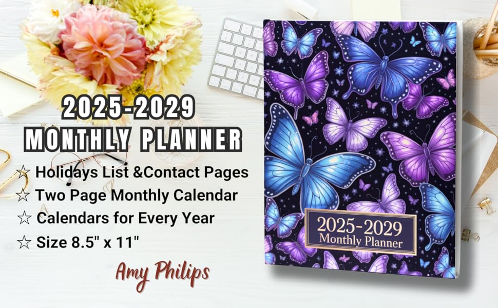 2025-2029 planner