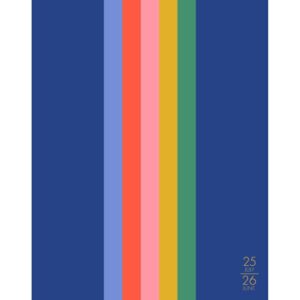 Willow Creek Press, Preppy Stripe Academic 2026 Monthly Planner
