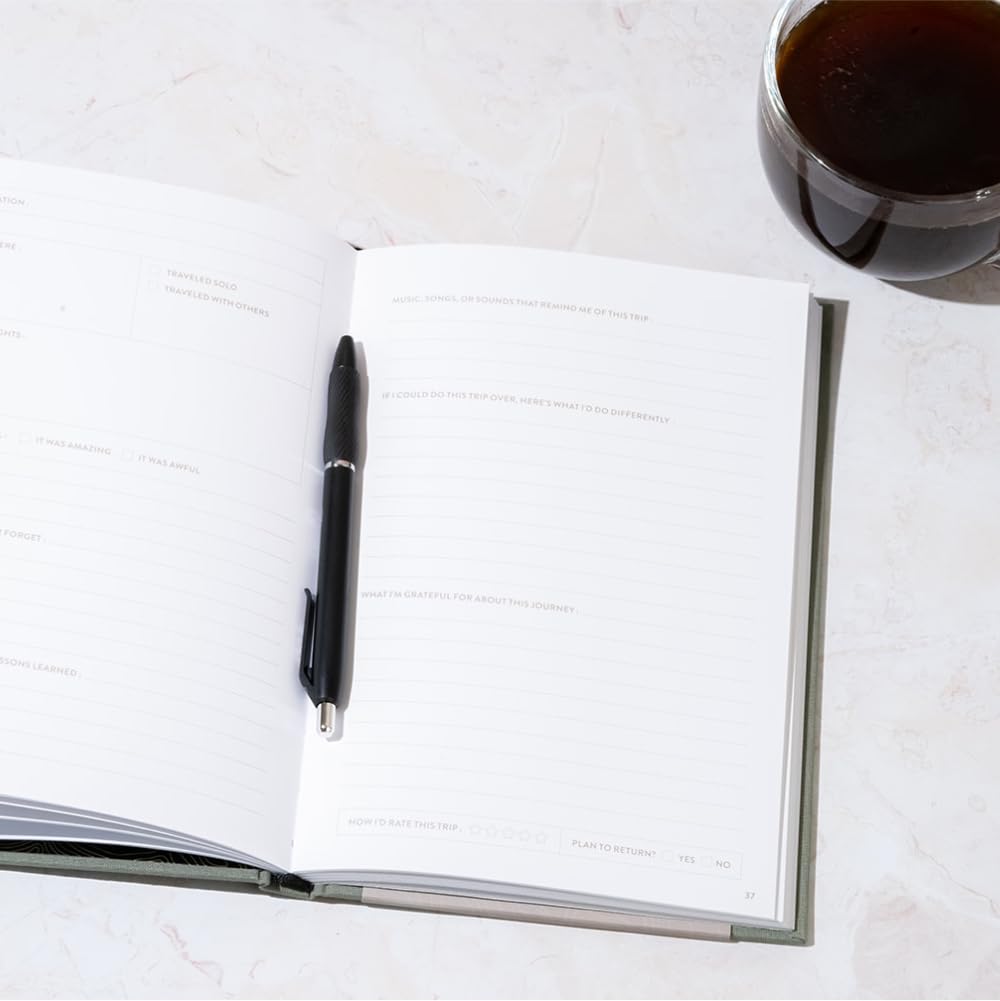 My Travel Journal: A Travel Keepsake Journal to Record Your Vacations, Adventures, and Experiences Abroad (Heirloom Story Books and Guided Journals) - Image 4