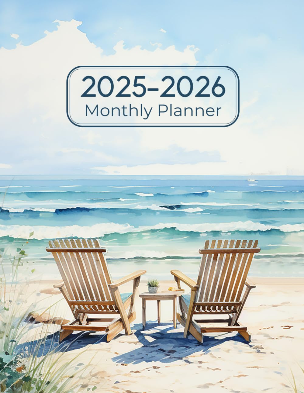 2025-2026 Monthly Planner: 2 Years from January 2025 through December 2026