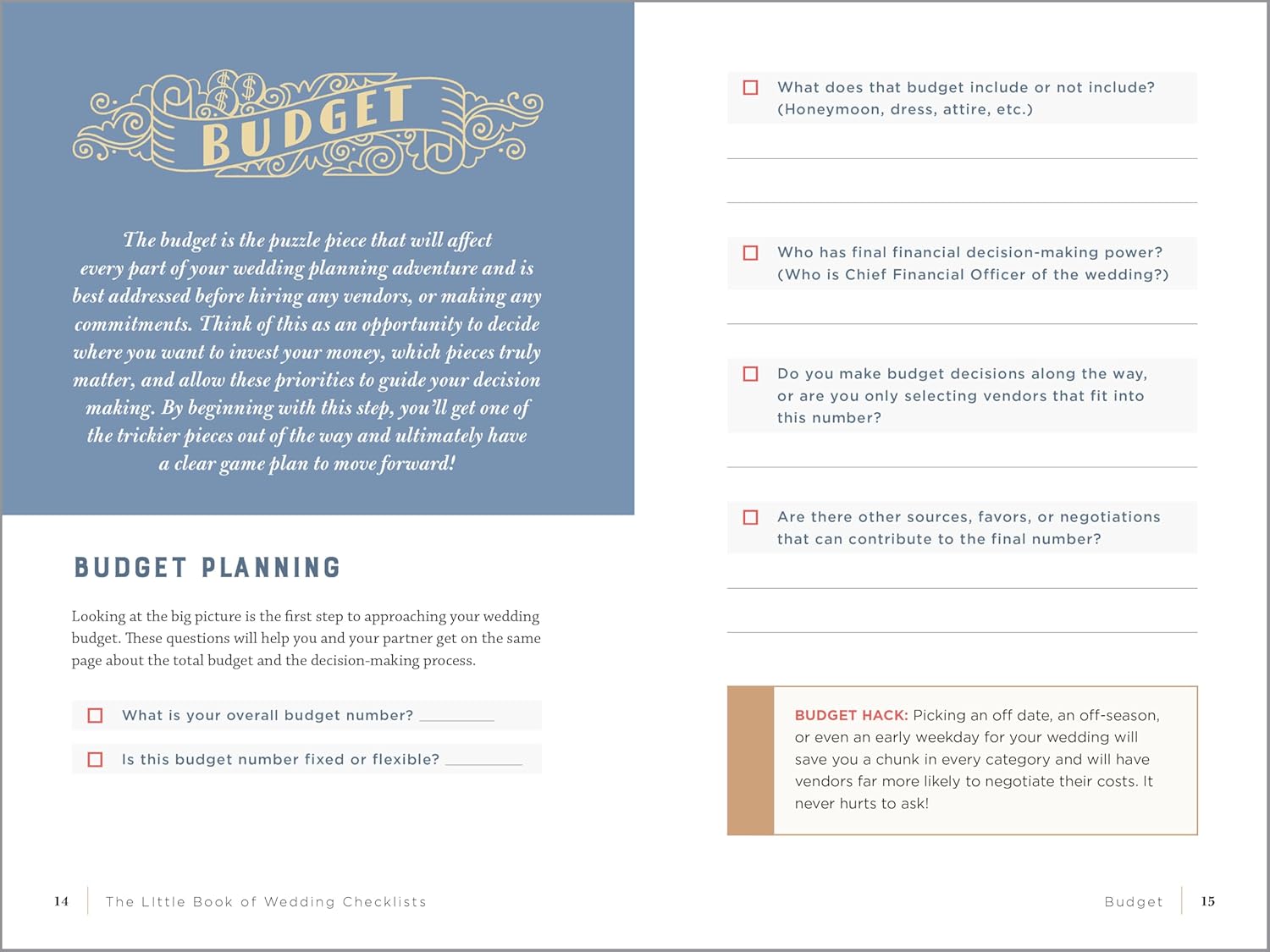 The Little Book of Wedding Checklists: All the Lists and Tips You Need to Plan the Big Day - Image 3