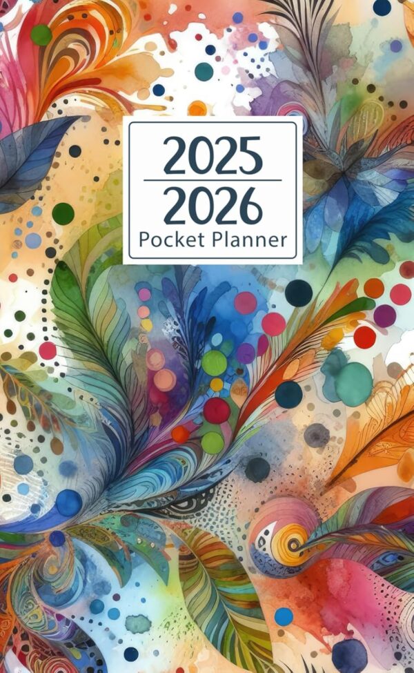 2025-2026 pocket planner: 2 year Pocket Calendar January 2025 to