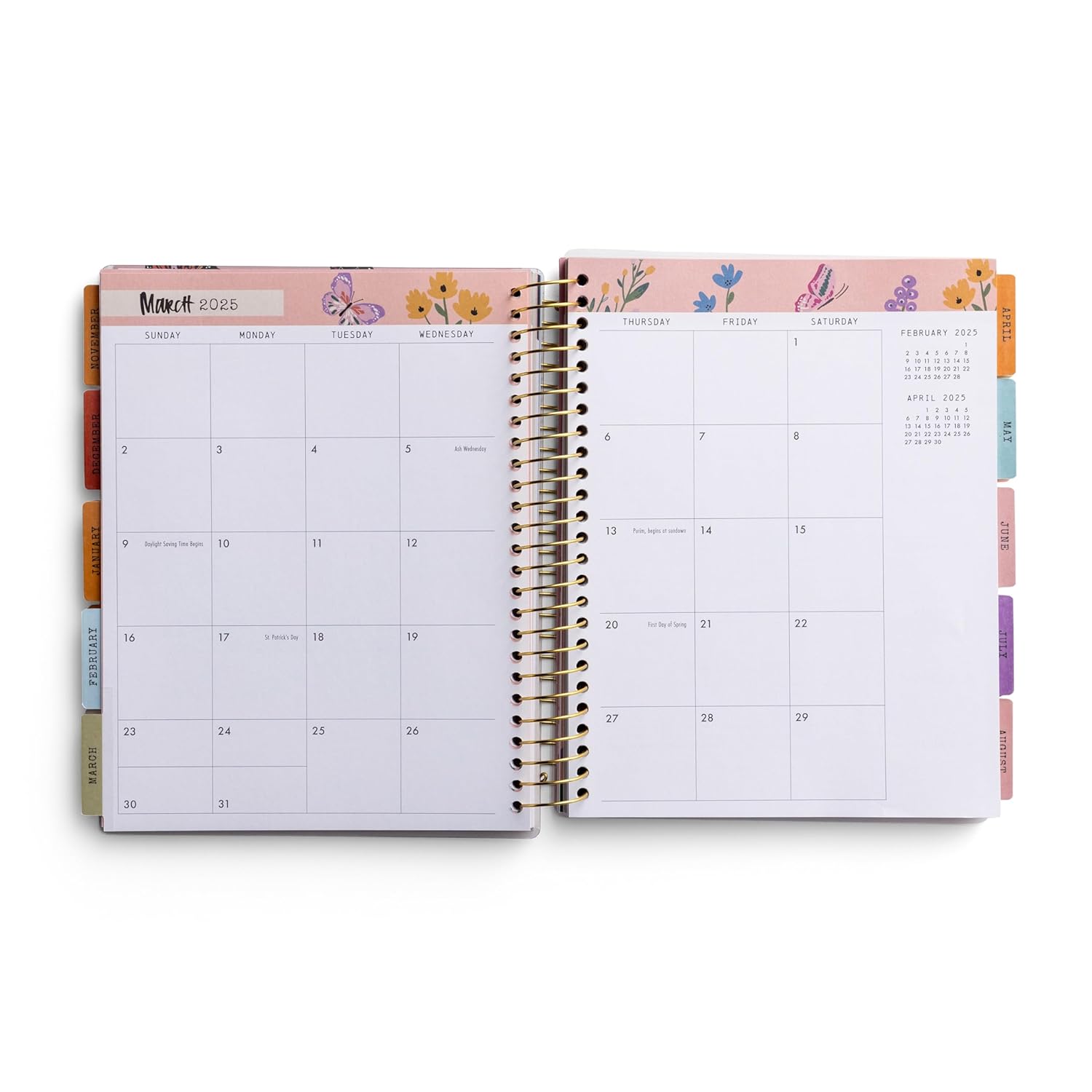 KatyGirl - Consider How the Wildflowers Grow - 2024-2025 18-Month Agenda Planner (July 2024 - December 2025) - Image 7