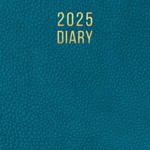 2025 A4 Page A Day: One Page Per Day Daily Diary Planner & Organiser for 365 Days, dated from Jan 2025 to Dec 2025, Fully Lined Journal Notebook with Calendars, To-Do List and Notes | Blue Cover
