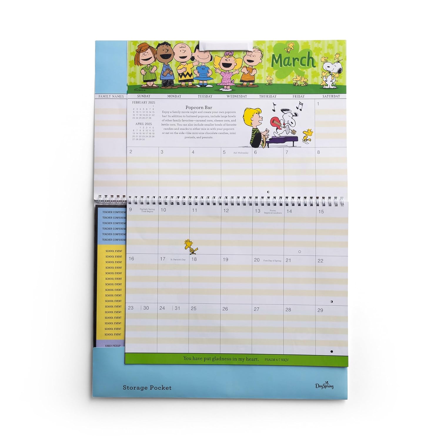 Peanuts: 2025 Inspirational Family Planner - Image 3