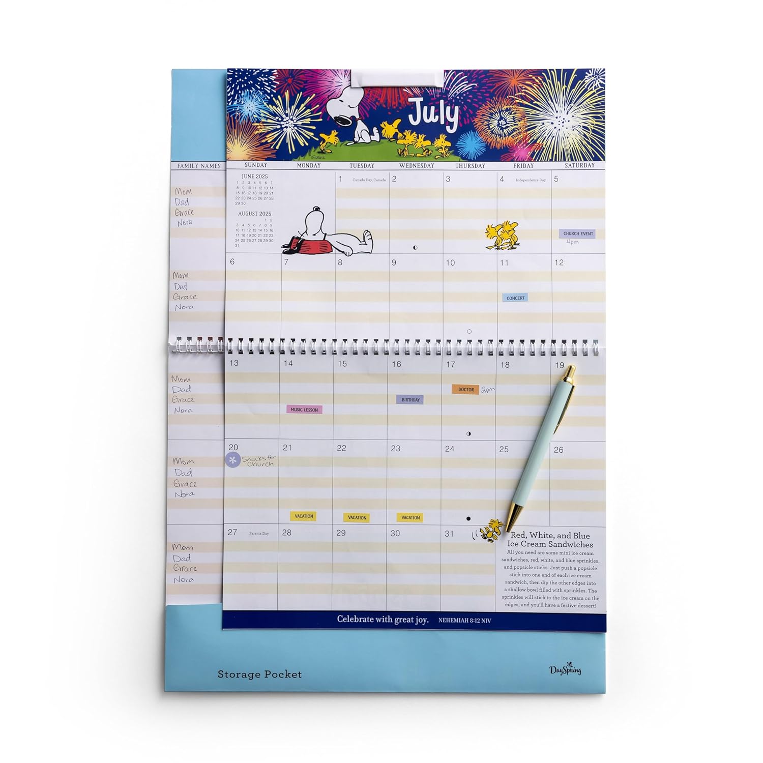 Peanuts: 2025 Inspirational Family Planner - Image 5