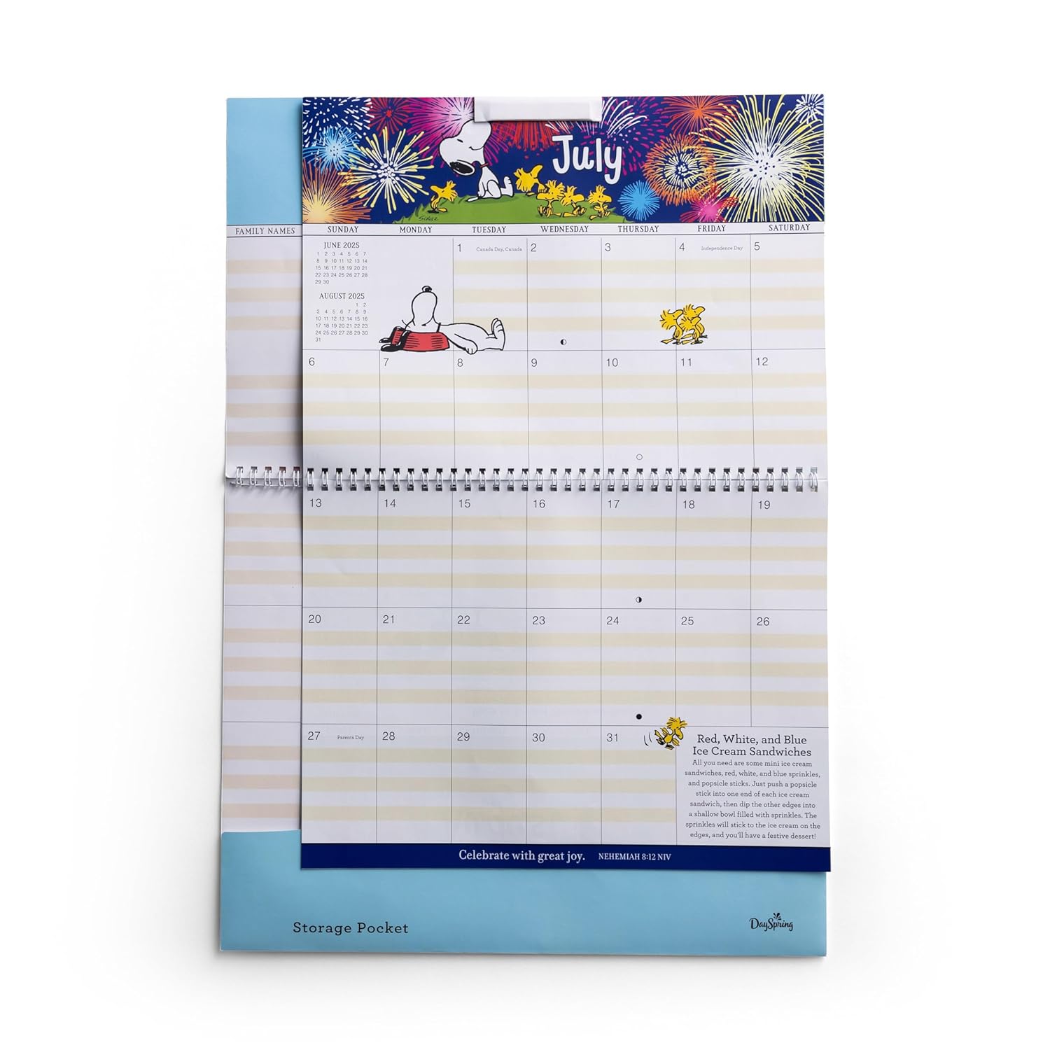 Peanuts: 2025 Inspirational Family Planner - Image 4