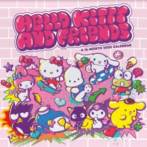 2025 Hello Kitty & Friends Wall Calendar