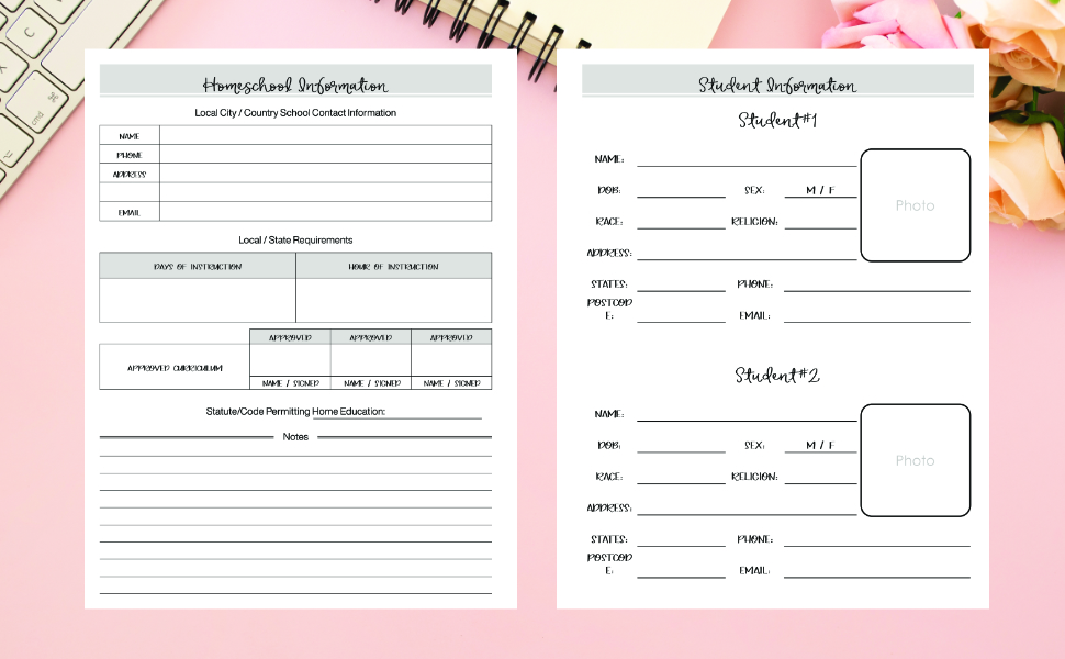 Homeschool mama Planner 2024-2025