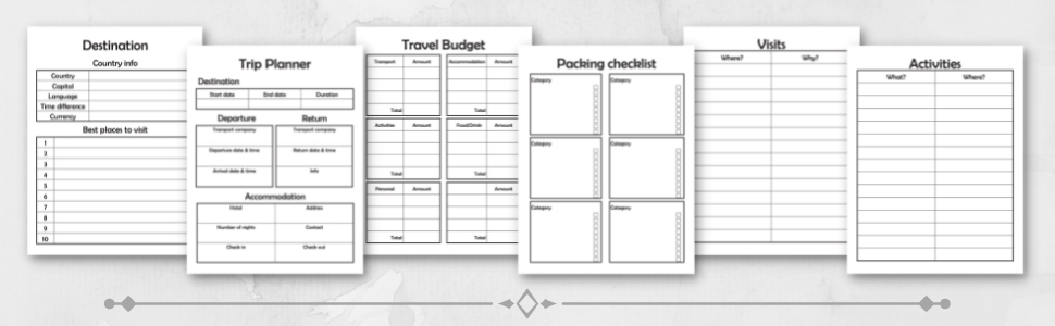 Travel Planner Interior