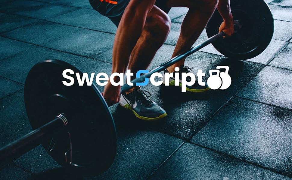 sweatscript sweat script workout logbook fitness planner