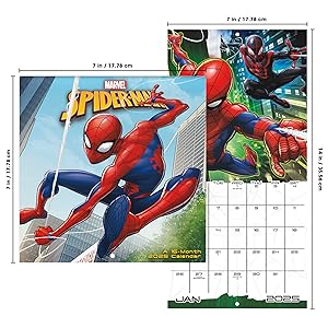 wall calendars 2024-2025 small calendar planner gifts for men women room decor gift