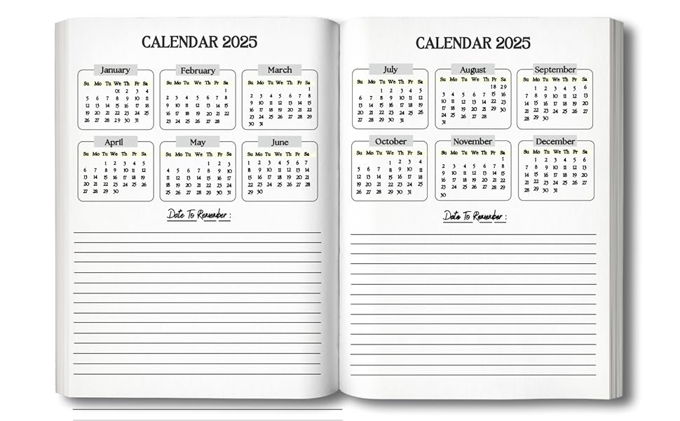 Monthly Planner 2025 2026: Two Year Schedule Organizer with Federal Holidays