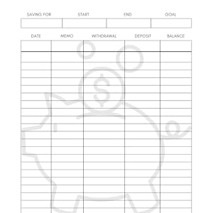 Savings Tracker