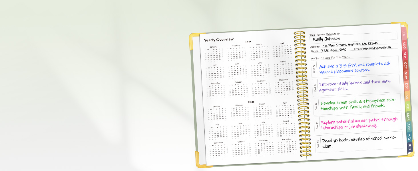 calendar planner 2025-2026