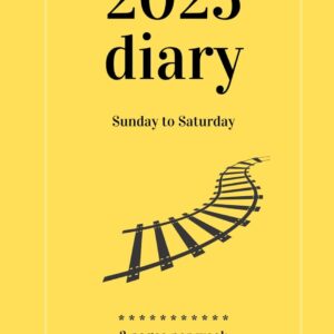 2025 Diary ~ Sunday to Saturday (rail): Sunday to Saturday diary – 2 pages per week ~ 141 pages ~ A5 size (Morgen Bailey's Dated Diaries)