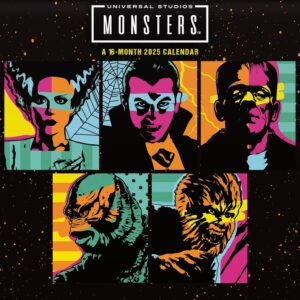 2025 Universal Monsters Wall Calendar