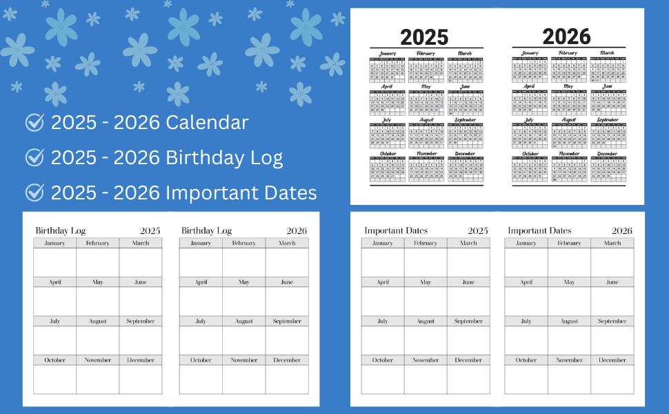 Monthly Planner 25-26
