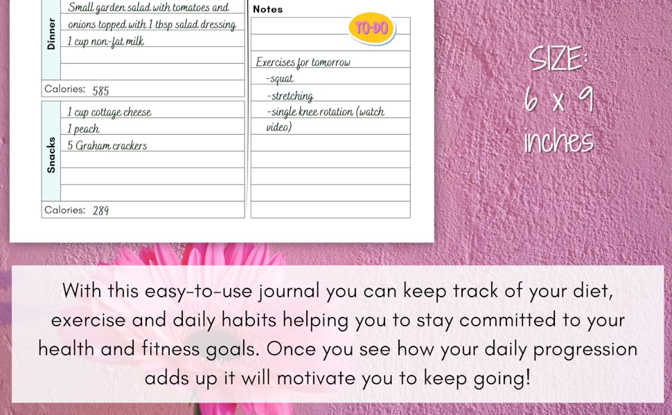 Calorie Counter for Weight Loss Diet Exercise & Fitness Tracker for Women